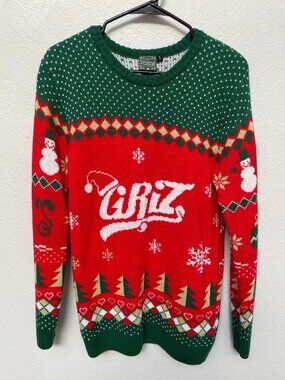 GRiZ x Grassroots California Limited Edition GRiZMAS Holiday Sweater S